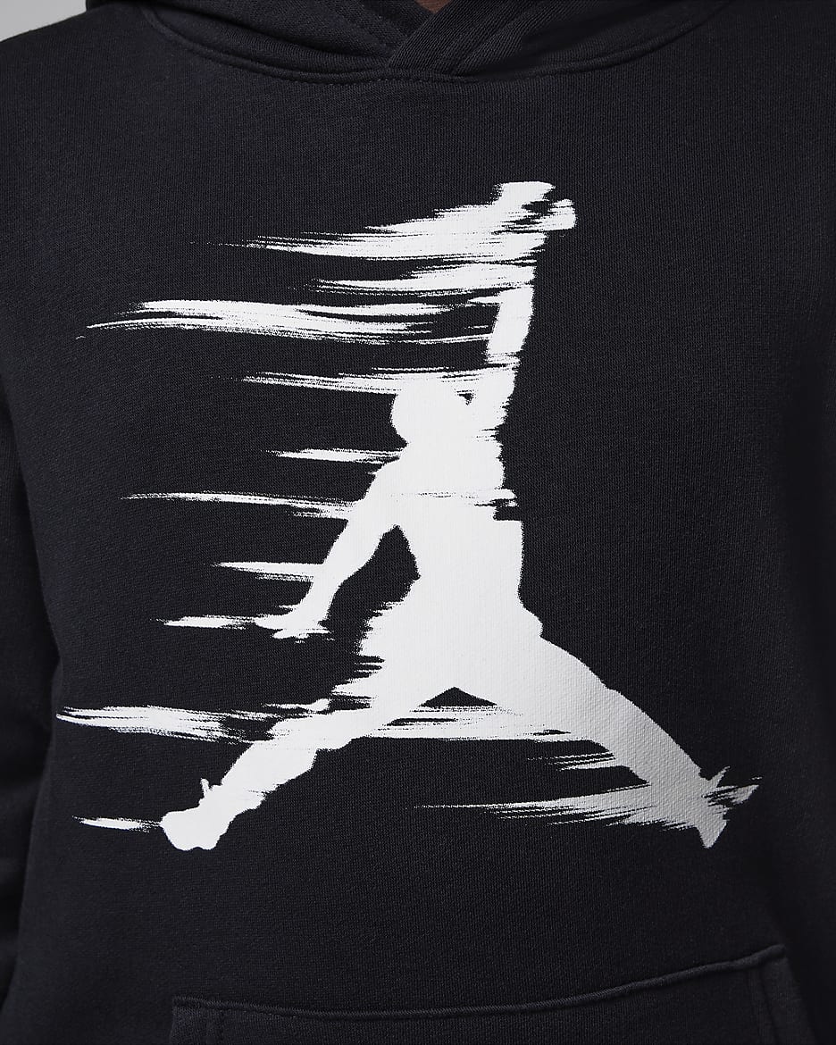 Jordan MJ Flight MVP Older Kids Fleece Pullover Hoodie. Nike SE